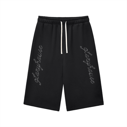 GLORYHOUSE 3/4 BLACK BAGGY SWEATS