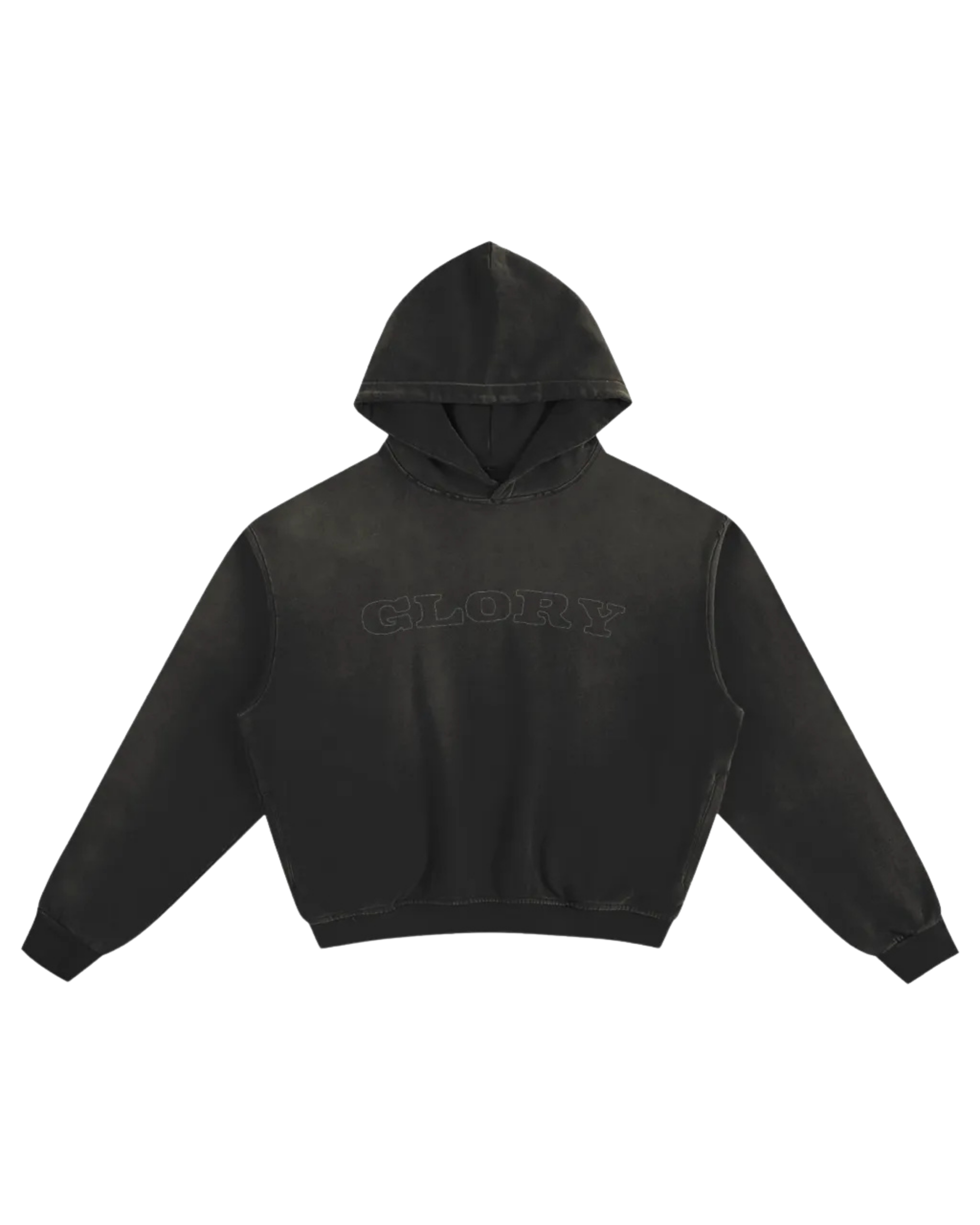 GLORY 'DANCING' SUNFADE BLACK HOODIE
