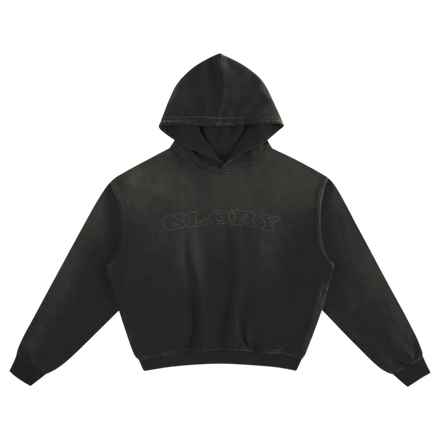 GLORY 'DANCING' SUNFADE BLACK HOODIE