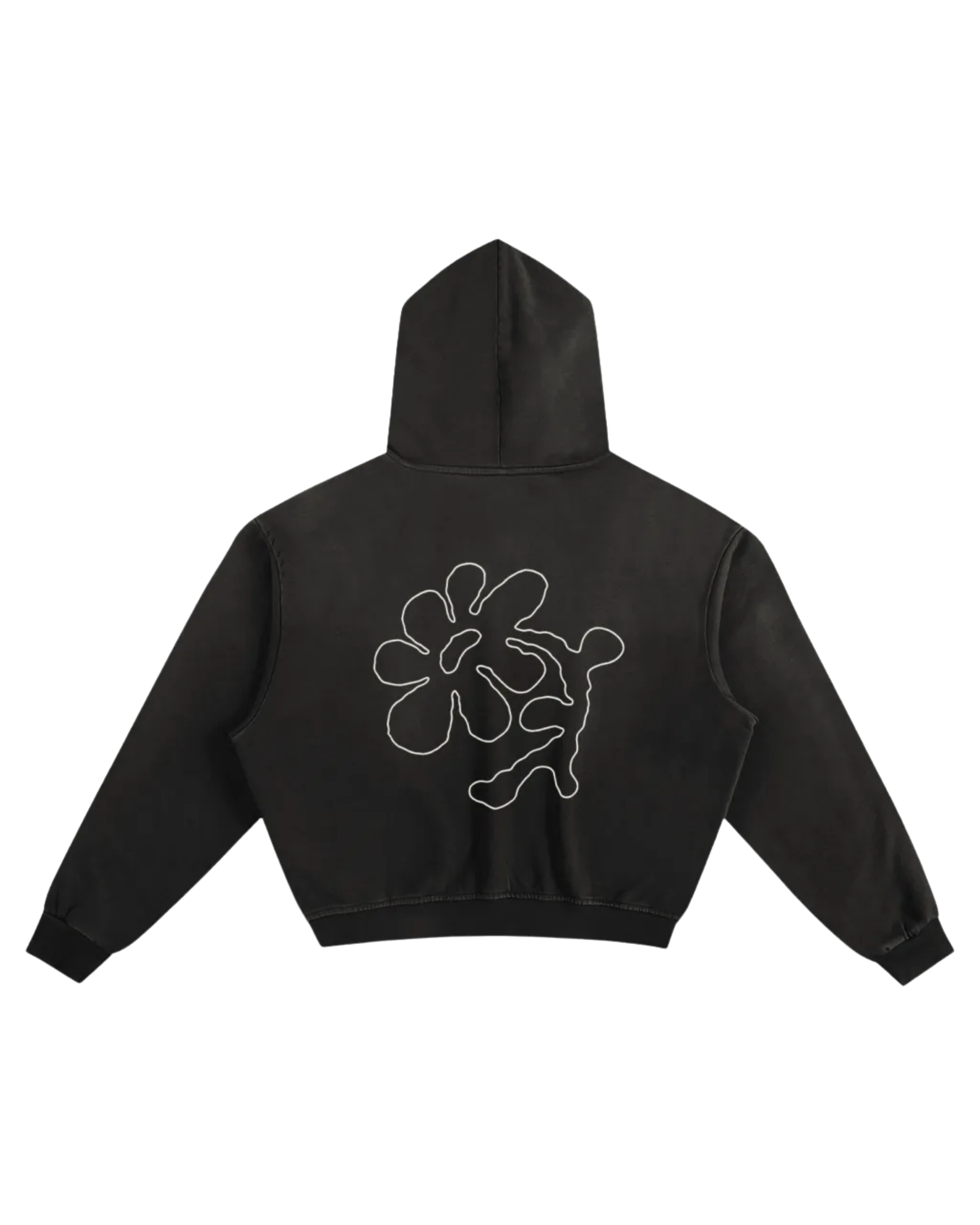 GLORY 'DANCING' SUNFADE BLACK HOODIE