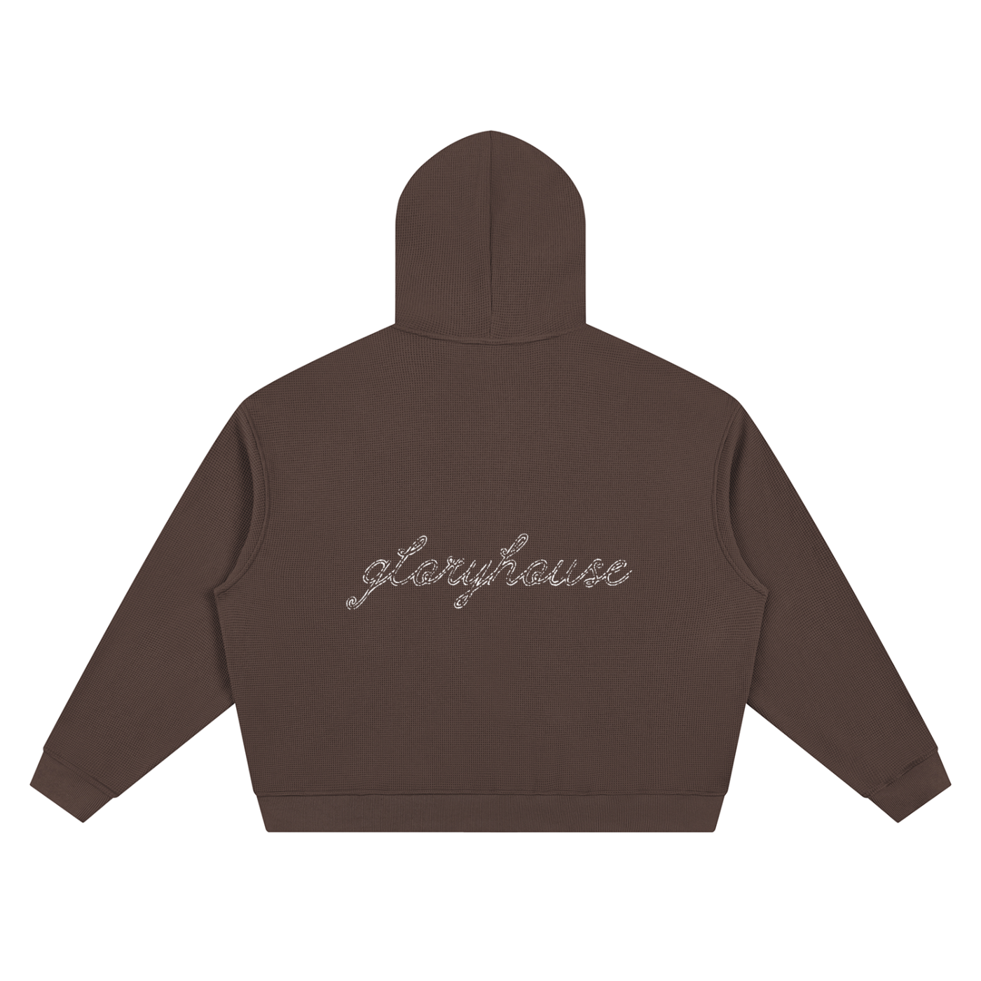 WAFFLEHOUSE BOXY KNIT ZIPUP
