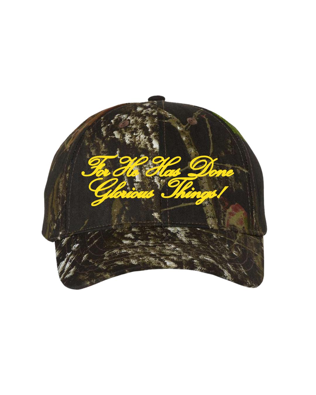 'GLORIOUS THINGS' CAMO HAT