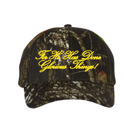 'GLORIOUS THINGS' CAMO HAT