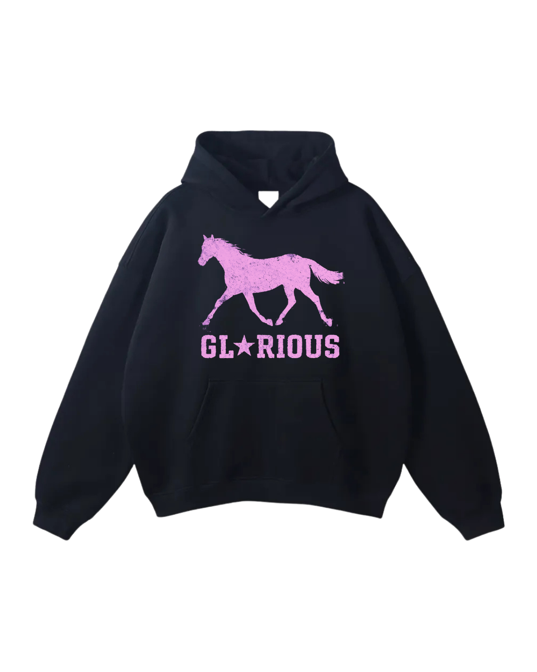 'GLORIOUS' BLACK HOODIE