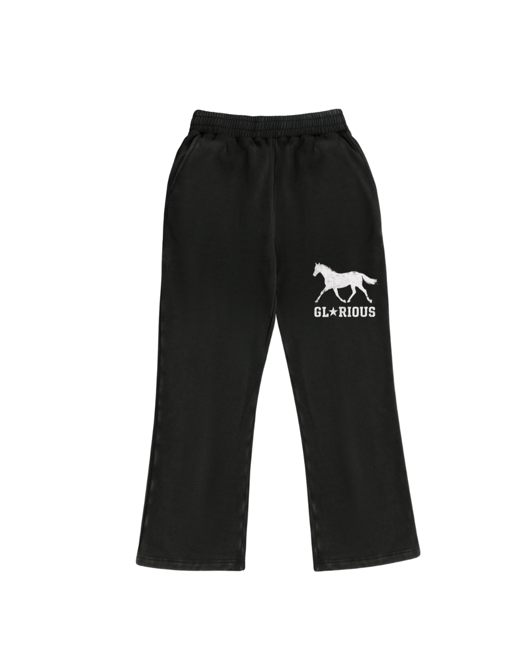 'GLORIOUS' VINTAGE BLACK SWEATS