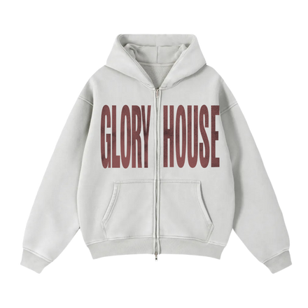 'GLORY HOUSE' BOXY ZIP