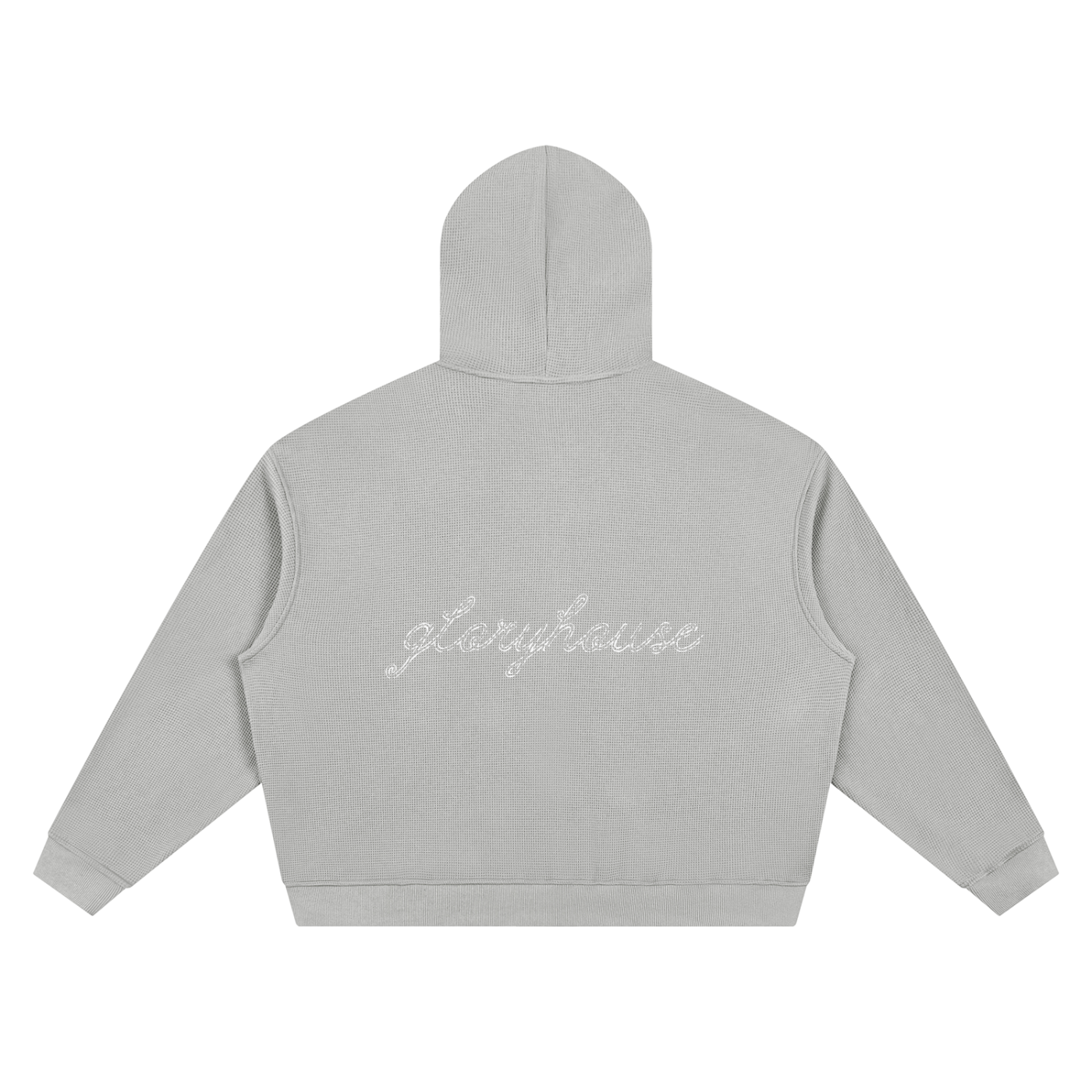 WAFFLEHOUSE BOXY KNIT ZIPUP