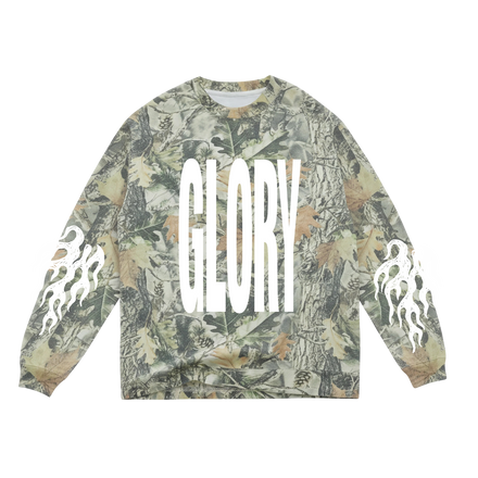 'GLORY' CAMO LONGSLEEVE