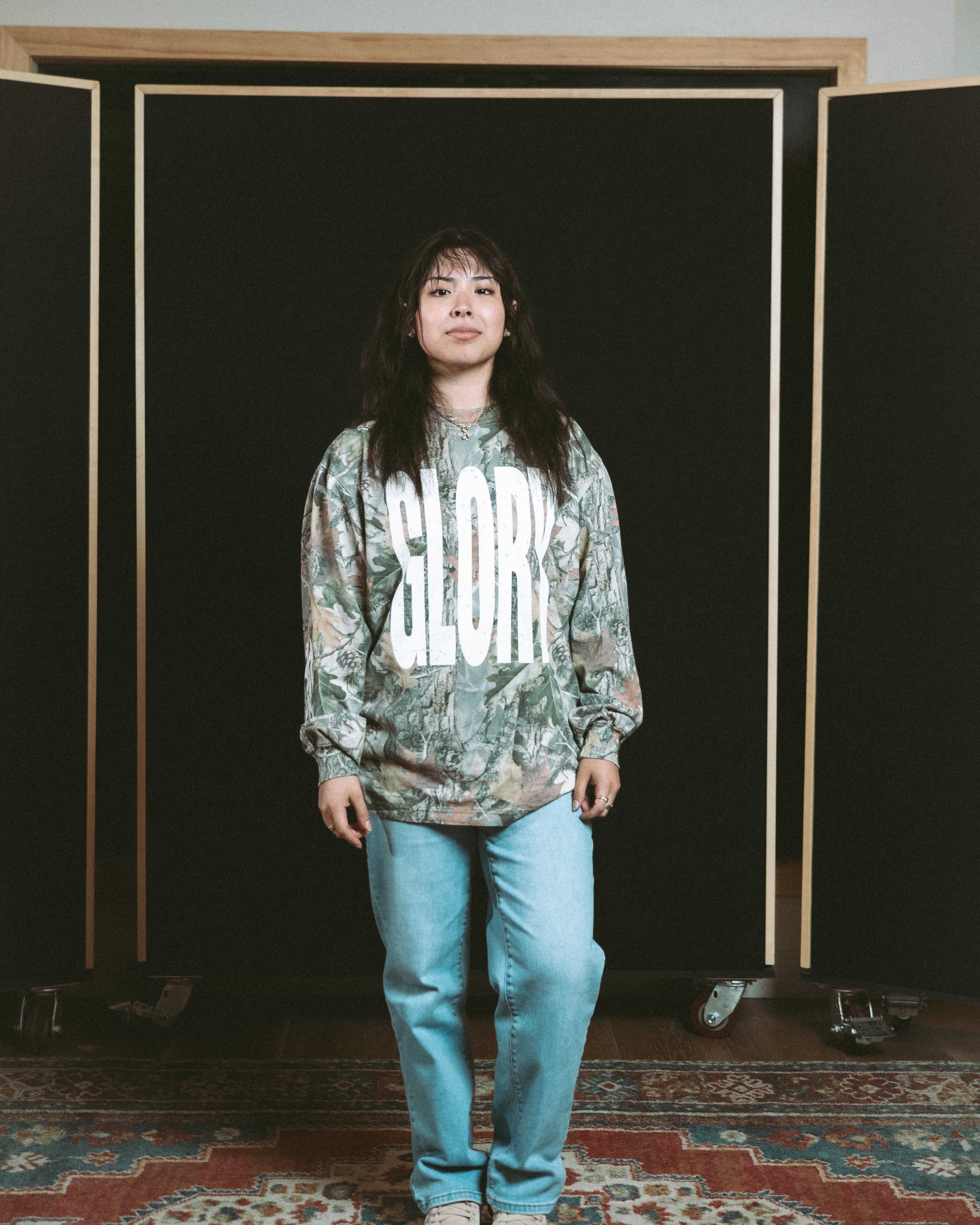 'GLORY' CAMO LONGSLEEVE