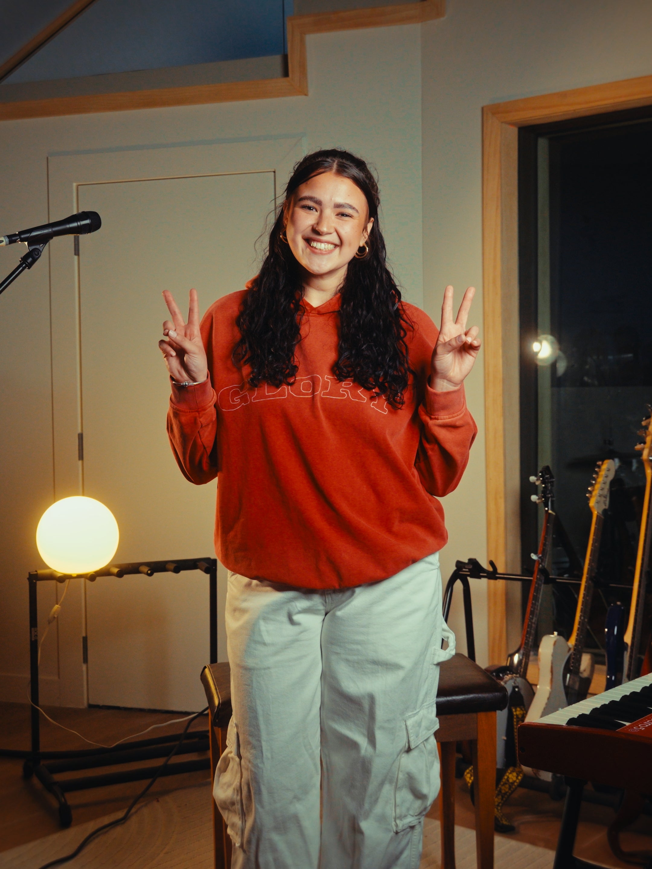 'VINTAGE RED' GLORY HOODIE