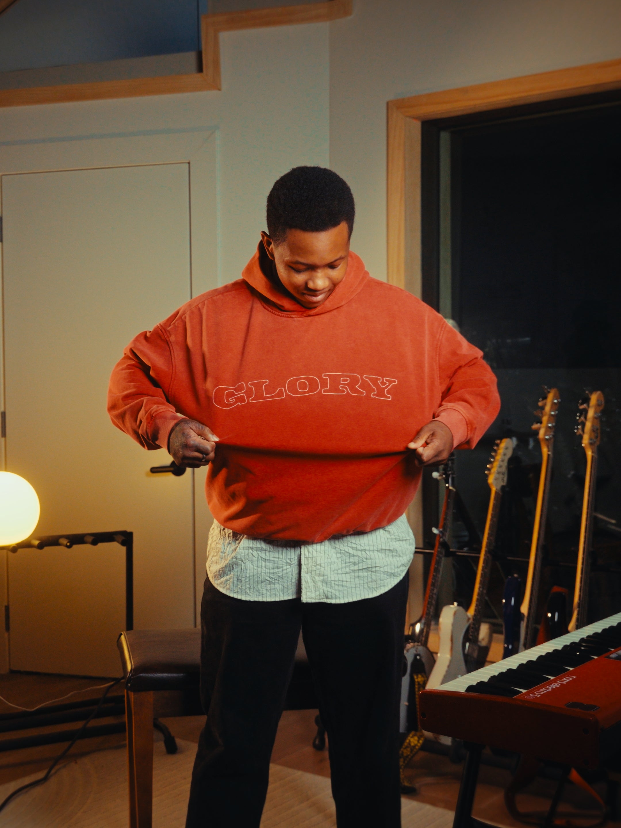 'VINTAGE RED' GLORY HOODIE