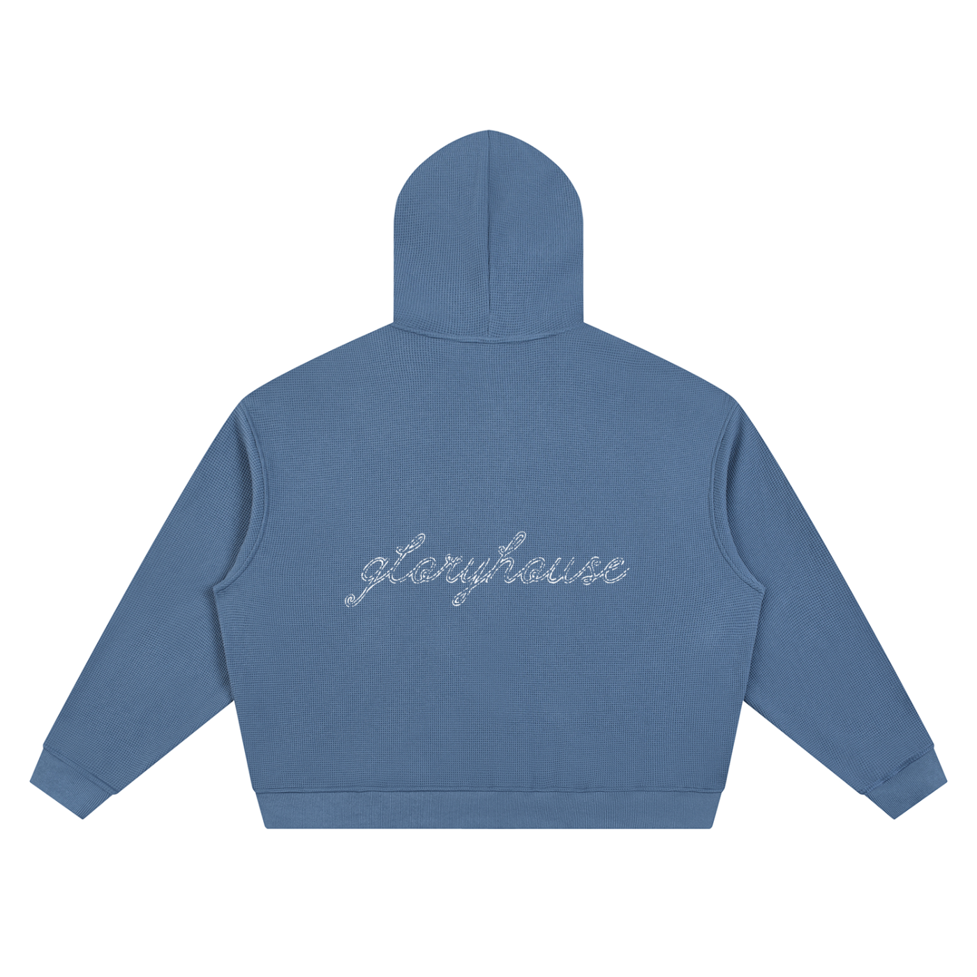 WAFFLEHOUSE BOXY KNIT ZIPUP